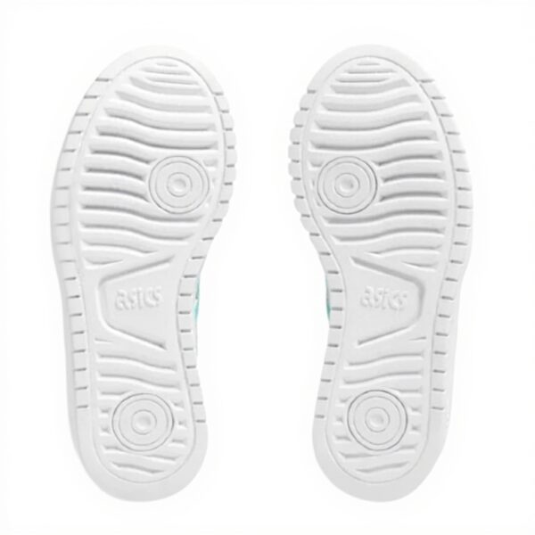 ASICS Damen Sneaker Retro-Design erhöhte Plattform White