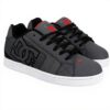 DC Skate Schuhe Herren Grau Schwarz Rot Nubuk Leder