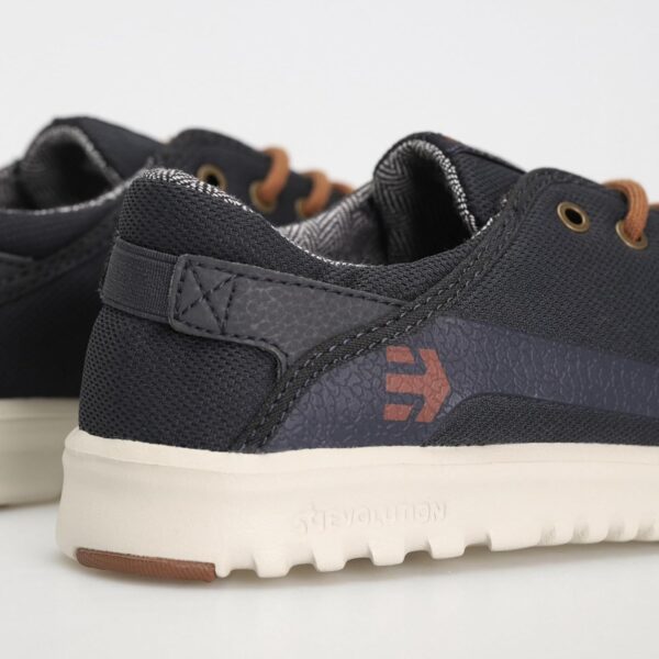 Etnies Scout Skate Schuhe Herren Sneaker Schwarz Navy Gold-4