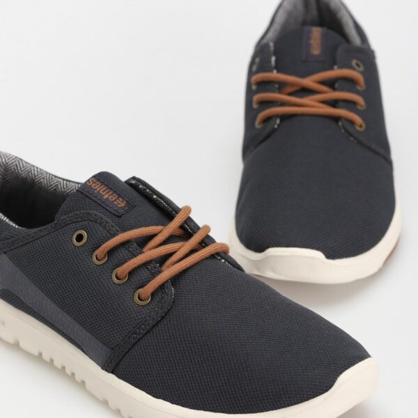 Etnies Scout Skate Schuhe Herren Sneaker Schwarz Navy Gold-5