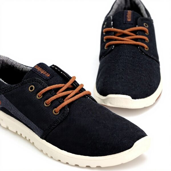 Etnies Scout Sneaker Herren Skateboardschuhe Blau Navy Gold