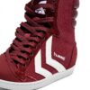 hummel Slimmer Stadil HIGH Sneaker Herren Rot Wildleder