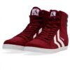 hummel Slimmer Stadil HIGH Sneaker Herren Rot Wildleder