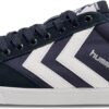 hummel Slimmer Stadil Low Sneaker Herren Dress Blues Weiß-0