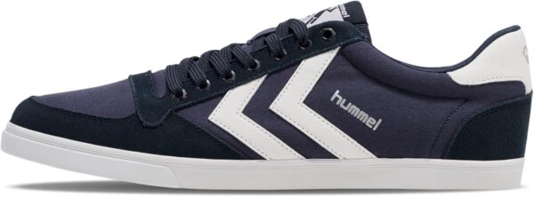 hummel Slimmer Stadil Low Sneaker Herren Dress Blues Weiß-0