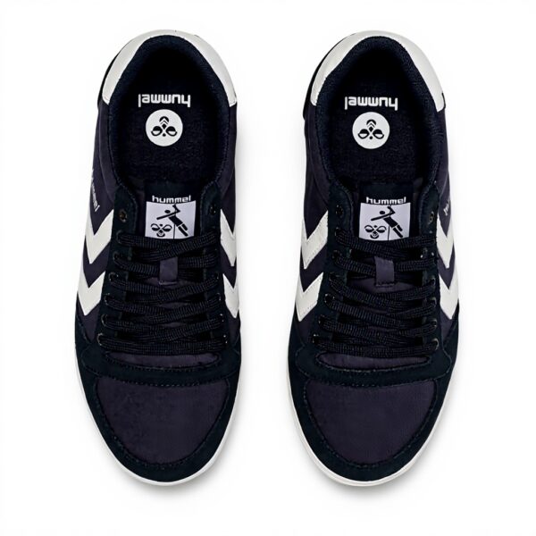 hummel Slimmer Stadil Low Sneaker Herren Dress Blues Weiß