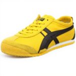 Onitsuka Tiger Mexico 66 Sneaker Herren Gelb Schwarz Leder