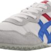 Onitsuka Tiger Serrano Sneaker Herren Weiß Blau Leder-0