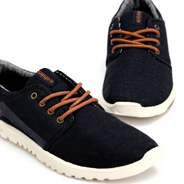 Etnies Scout Sneaker Skateboardschuhe Navy Gold Herren