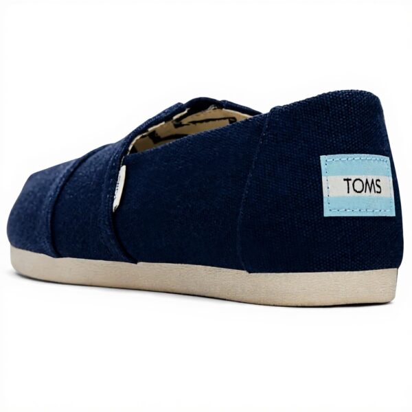 TOMS Alpargata Damen Espadrilles recycelte Baumwolle Schwarz