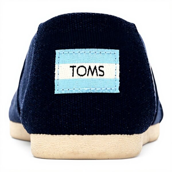 TOMS Alpargata Damen Espadrilles recycelte Baumwolle Schwarz