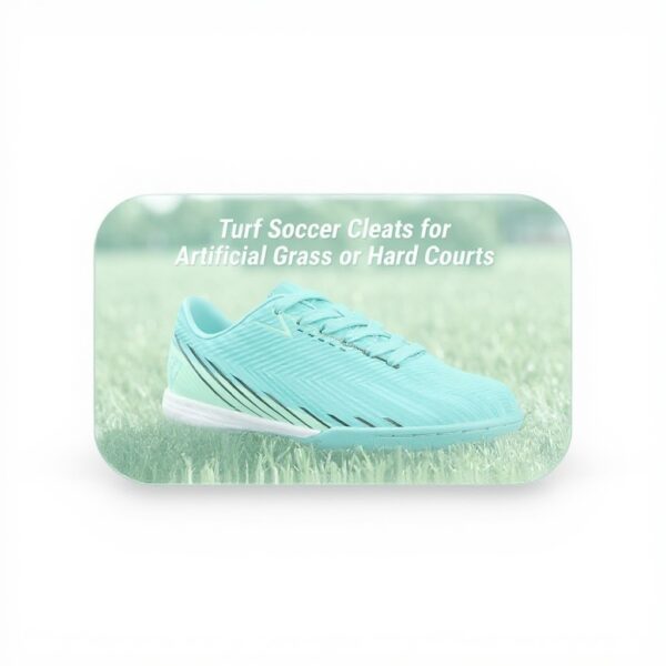 Vizari Tesoro Turf Fußballschuhe Kinder PU-Sohle Aqua Mint