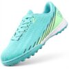Vizari Tesoro Turf Fußballschuhe Kinder PU-Sohle Aqua Mint