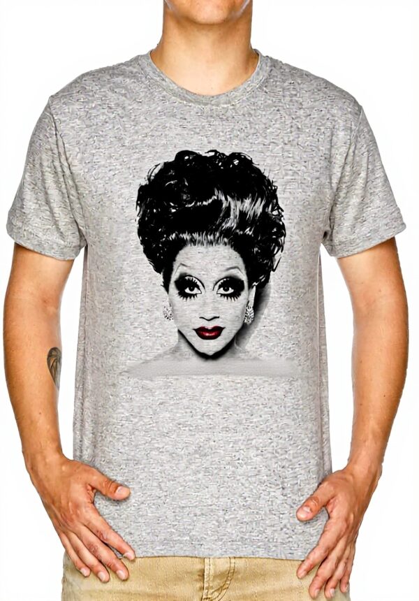 Bianca Del Rio Herren T-Shirt Grau Baumwolle Elegant