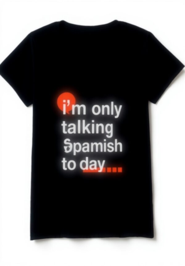 Damen T-Shirt V-Ausschnitt Nicaraguanischer Humor Spanisch