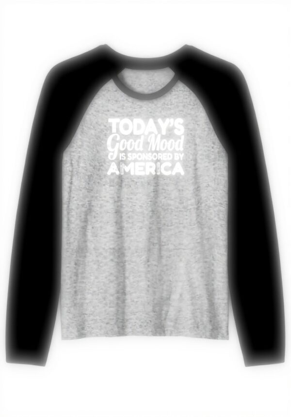 T-Shirt America Good Mood Raglan Herren Damen Design