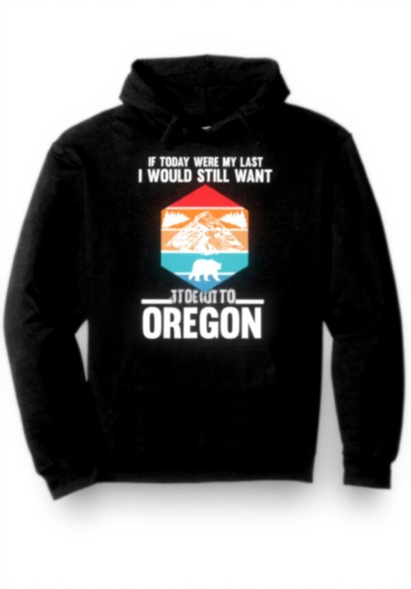 Oregon Hoodie USA State Pullover Unisex Design Humorvoll