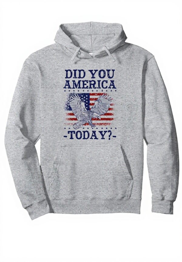 Patriotischer Kapuzenpullover Unisex 4 Juli Adler Design